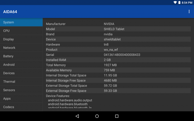 AIDA64 for Android