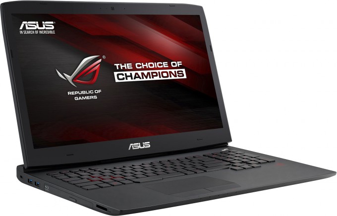 ASUS ROG G751JY Gaming Notebook - Angled View