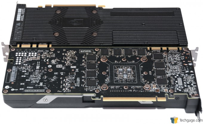 NVIDIA GeForce GTX TITAN X - GTX 980 (Backplate) vs. GTX TITAN X (No Backplate)