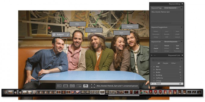 Adobe Photoshop Lightroom 6 - Facial Recognition