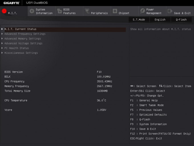 GIGABYTE X99-UD4 EFI - UEFI DualBIOS