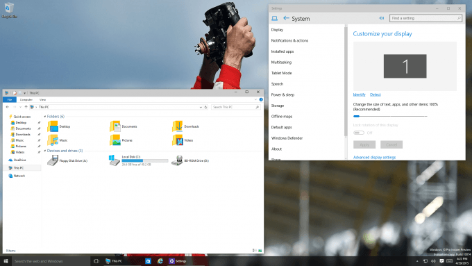Microsoft Windows 10 Build 10074