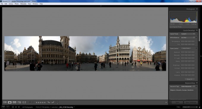 Adobe Photoshop Lightroom CC / 6 - Pano Merge Final Result