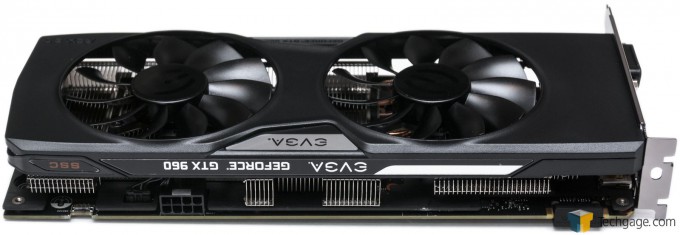 EVGA GeForce GTX 960 SSC 2GB - Top of Card