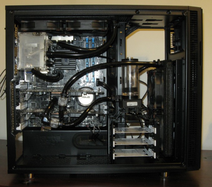 Fractal Design Define R5 Water Cooling - Plumping Almost Done