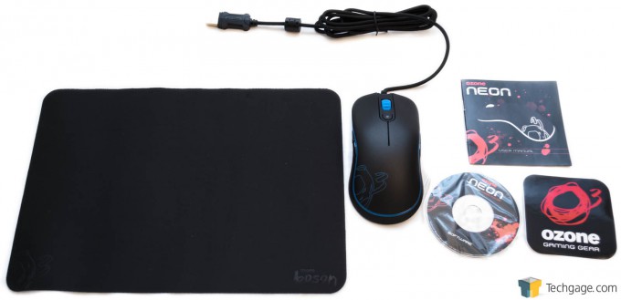 Ozone Gaming's Tag Team: Neon Mouse and Boson Mousepad Review – Techgage