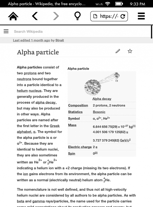 Amazon Kindle Paperwhite (2015) - Wikipedia In Experimental Browser