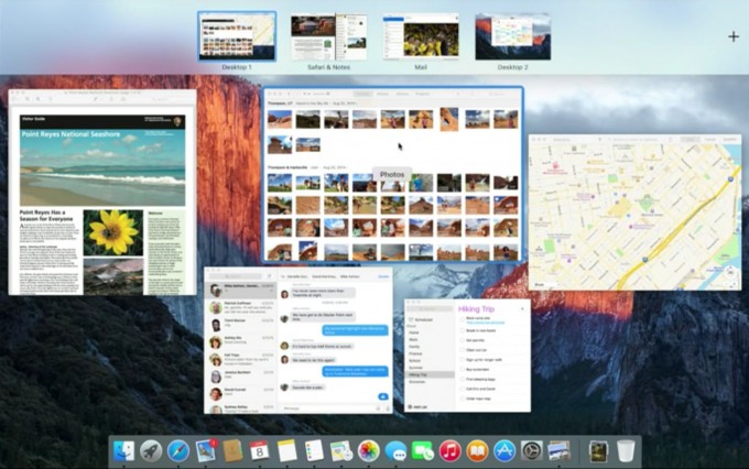 Apple OS X El Capitan - Window Management