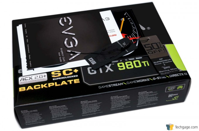 EVGA GeForce GTX 980 Ti Superclocked+ - Box and Materials
