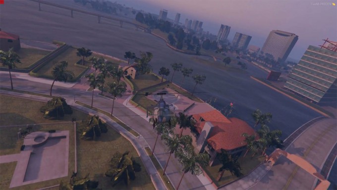 Grand Theft Auto Vice City In GTA V - Helicopter
