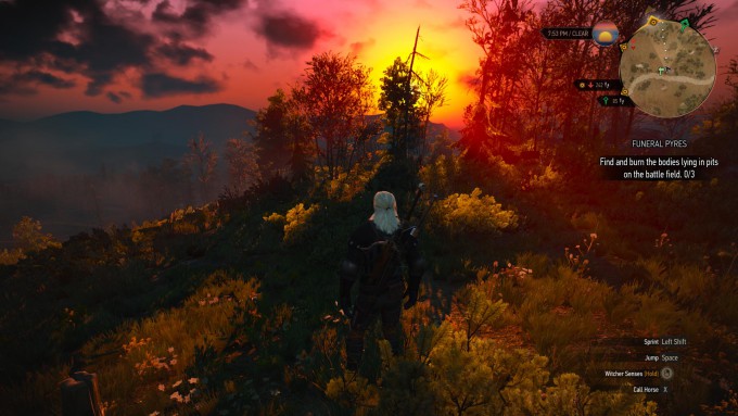 Witcher 3 Wild Hunt - One of Many Beautiful Sunsets_04