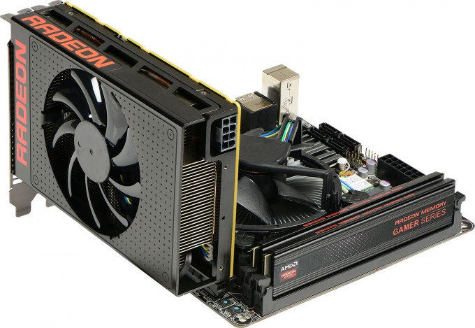 AMD Radeon R9 Nano - Installed In ITX Motherboard