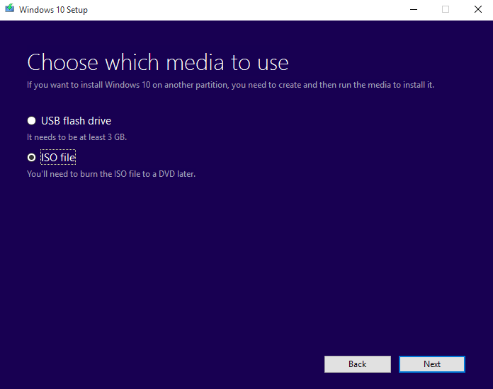 usb windows 10 loader error