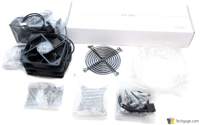 XSPC RayStorm D5 RX360 V3 Watercooling Kit - Full Bundle