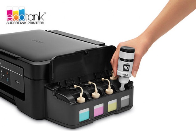 CES 2016 Epson EcoTank Printer Press