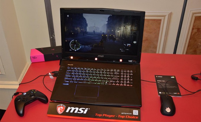 CES 2016 MSI GT72S Tobii Laptop