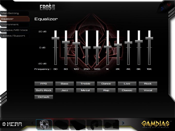 Gamdias Eros Elite EQ Settings