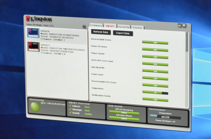 Kingston Enterprise SSD Toolkit