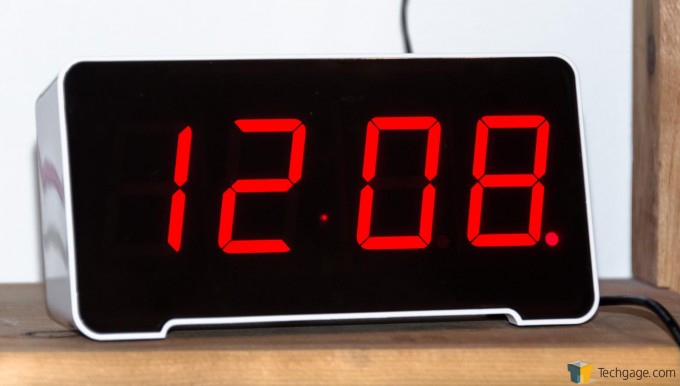 PAI Sandman Clock - Large Bright 7-Segment LED Display