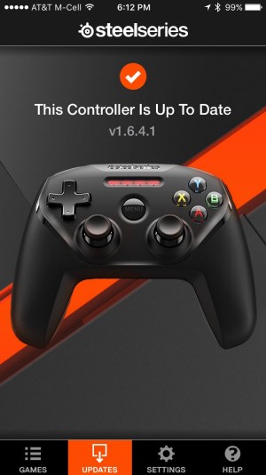 SteelSeries Nimbus Controller App