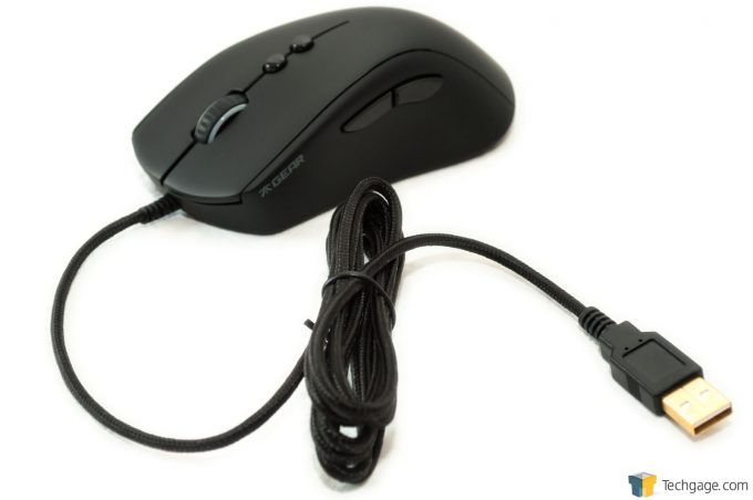 Techgage Review Of The FNATIC Clutch Gaming Mouse Cord Shot
