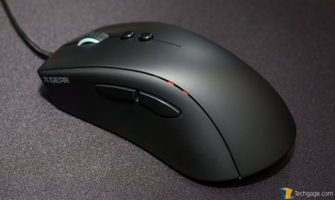 Techgage Review Of The FNATIC Clutch Gaming Mouse Light Shot