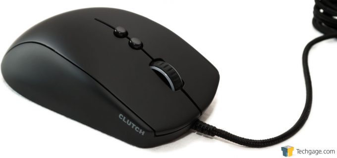 Techgage Review Of The FNATIC Clutch Gaming Mouse Main Frontal Shot