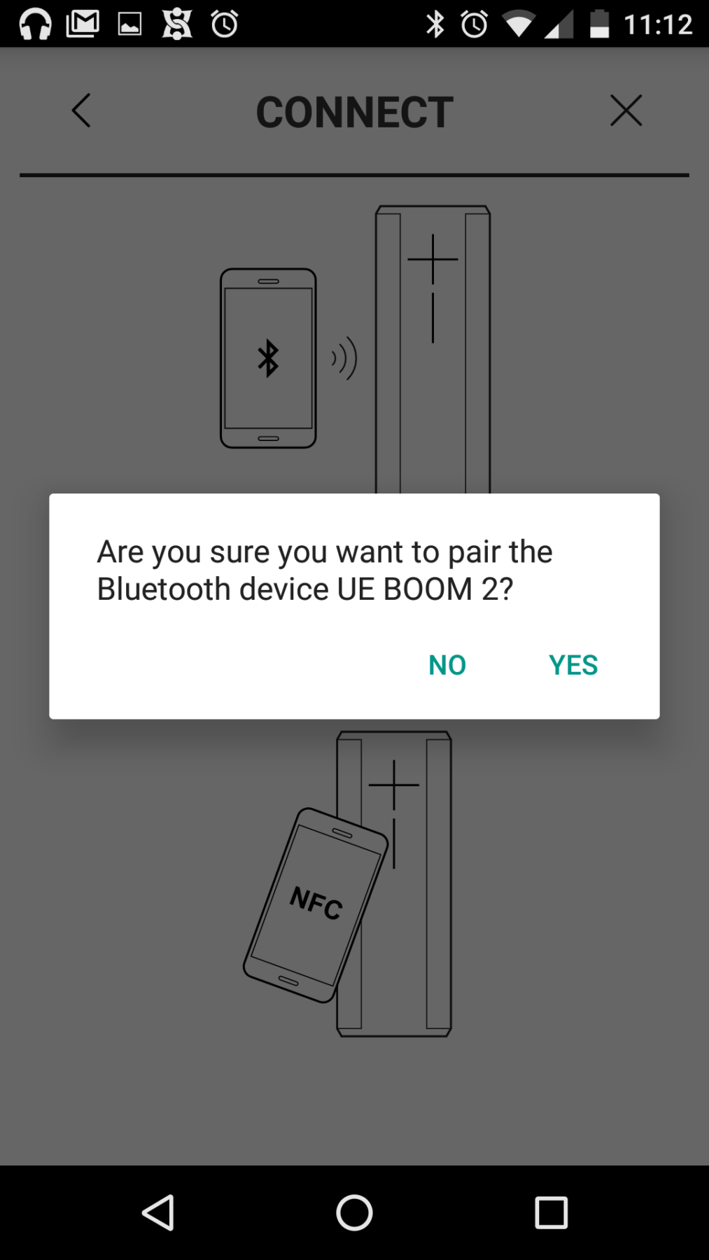 UE BOOM 2 Device Pairing with NFC Techgage