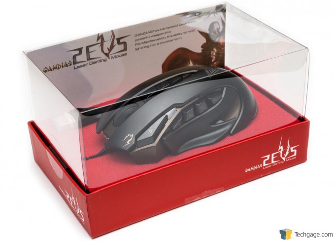 GAMDIAS Zeus Laser Mouse 11 - Boxed View