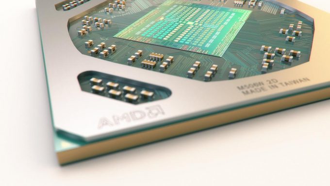 AMD RX 480 Chip Close Up render