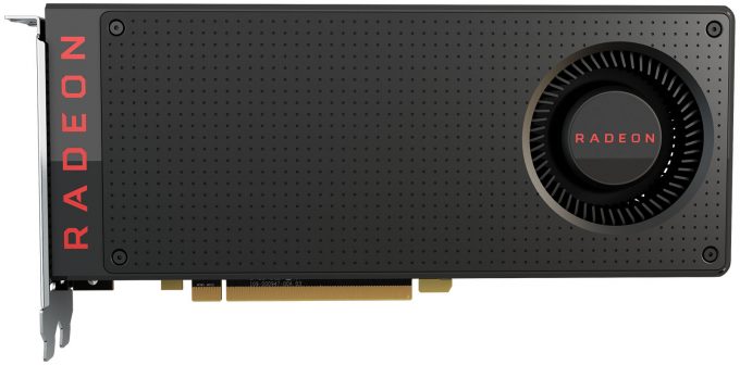 AMD Radeon RX 480 Graphics Card - Flat View