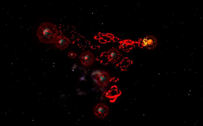 Auralux Constellations - Dominating Red
