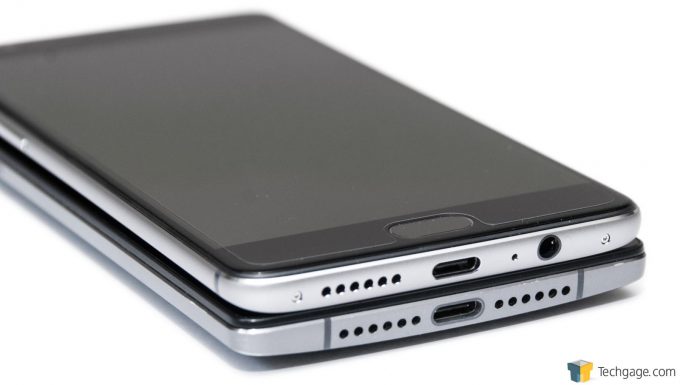 OnePlus 3 - Versus OnePlus 2 (Bottom)