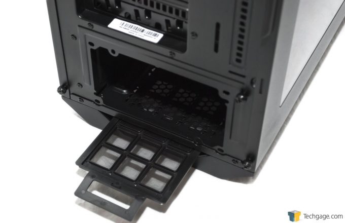 Techgage Review Cooler Master MasterBox 5 PSU Air Filter