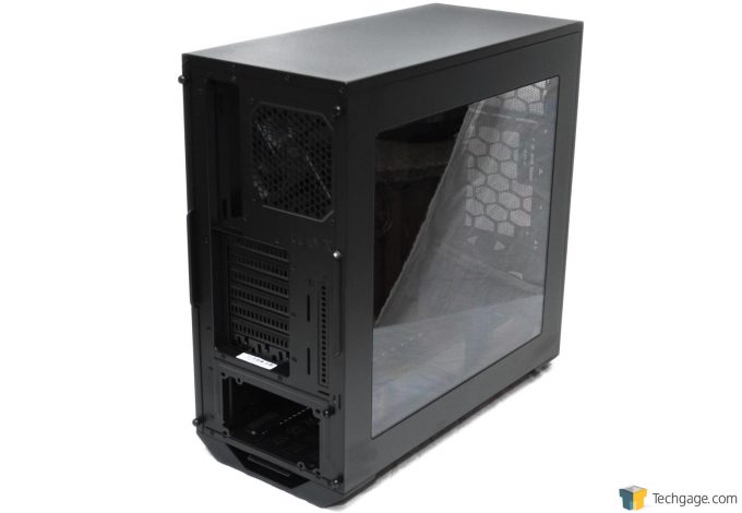Techgage Review Cooler Master MasterBox 5 Rearward Clear Window View