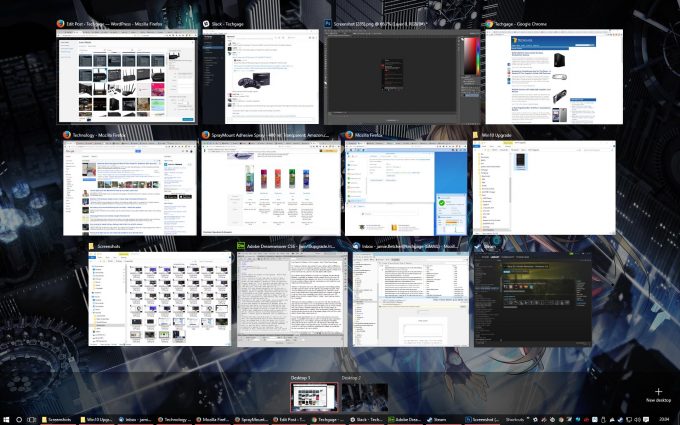 Windows 10 Virtual Desktops