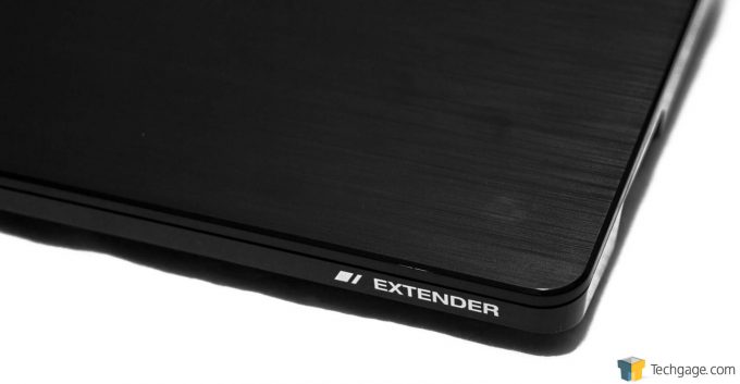 Techgage Amped Wireless ATHENA EX Wi-Fi Range Extender Review Shot Corner Logo