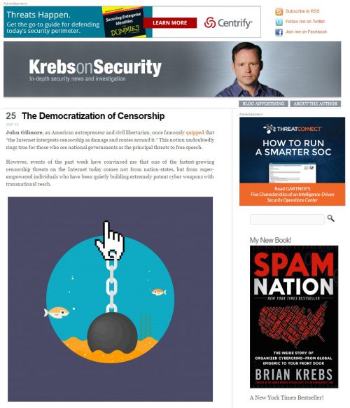 Brian Krebs Website