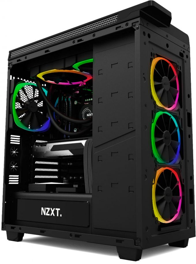 nzxt-aer-rgb-led-fans-installed