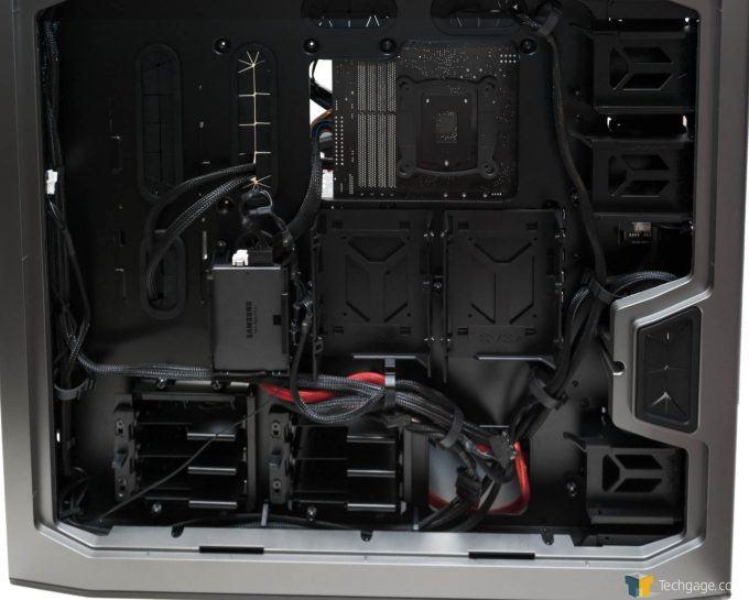 Techgage Review Of The Evga Dg 87 Gaming Case Shot Rear Complete