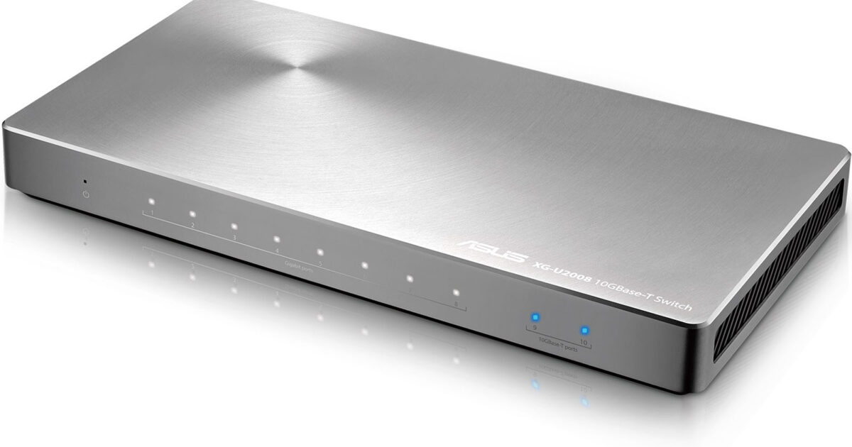 ASUS' XG-U2008 Switch Helps Make 10Gbps Networks More Affordable