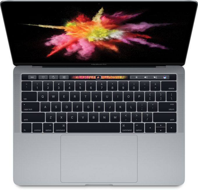 Apple MacBook Pro 2016 Top View