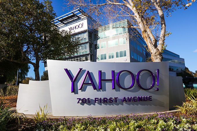 Yahoo Campus Sign