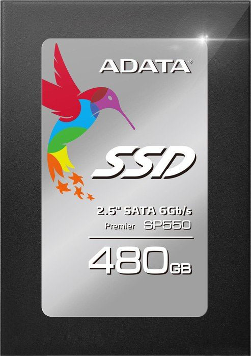 ADATA SP550 480GB SSD Flat View