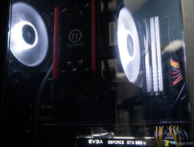 Corsair ML120 Pro LED Fans With Lights On