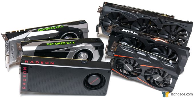 Collection Of Polaris And Pascal Gpus From 2016