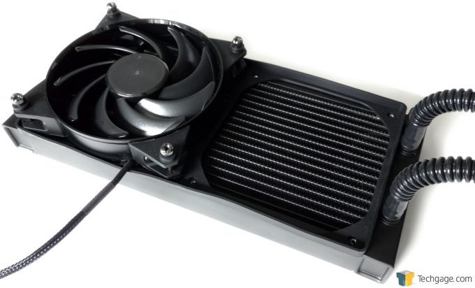 Cooler Master MasterLiquid Pro 240 - Radiator, Rubber Dampener, & Fan