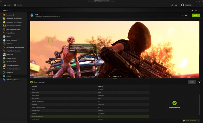 NVIDIA GeForce Experience - Optimize Settings