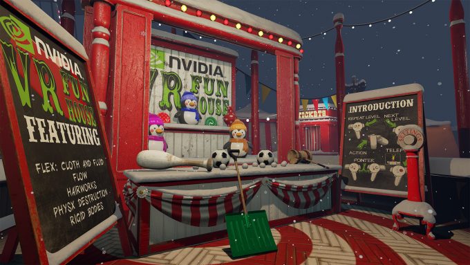 NVIDIA VR Funhouse Winter Wonderland!