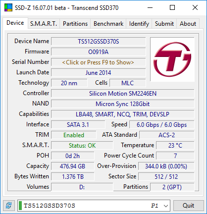 Transcend Premium SSD TS256GSSD370S: Trying A $70 256GB SATA 3.0 SSD Review  - Phoronix